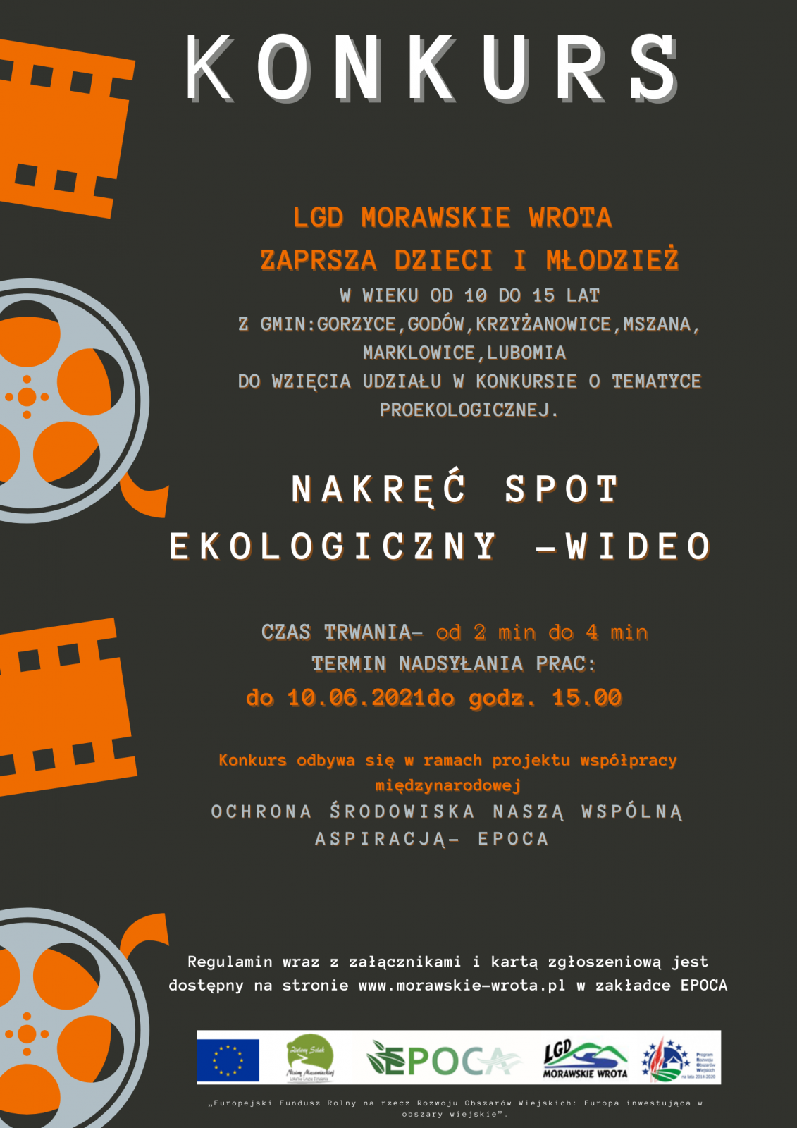 Plakat zachęcający do udziału w konkursie
